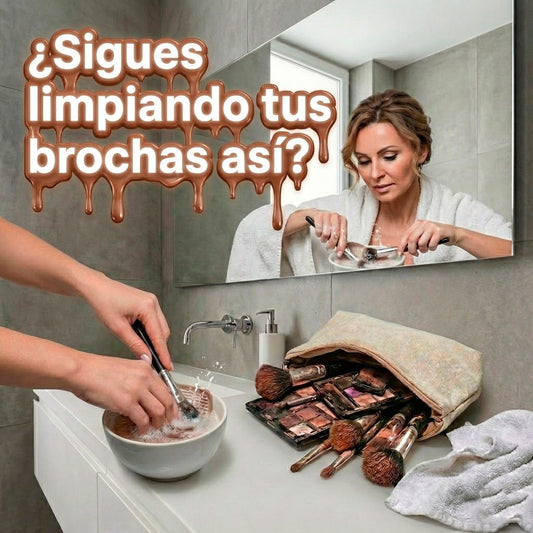 Kit Eléctrico Limpia Brochas 2-en-1