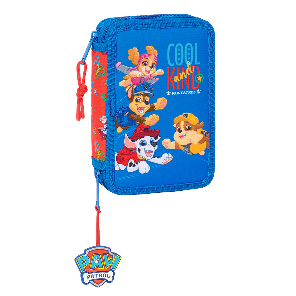 🦖 NOVEDAD 2026 · Estuche Doble Patrulla Canina con Material Escolar