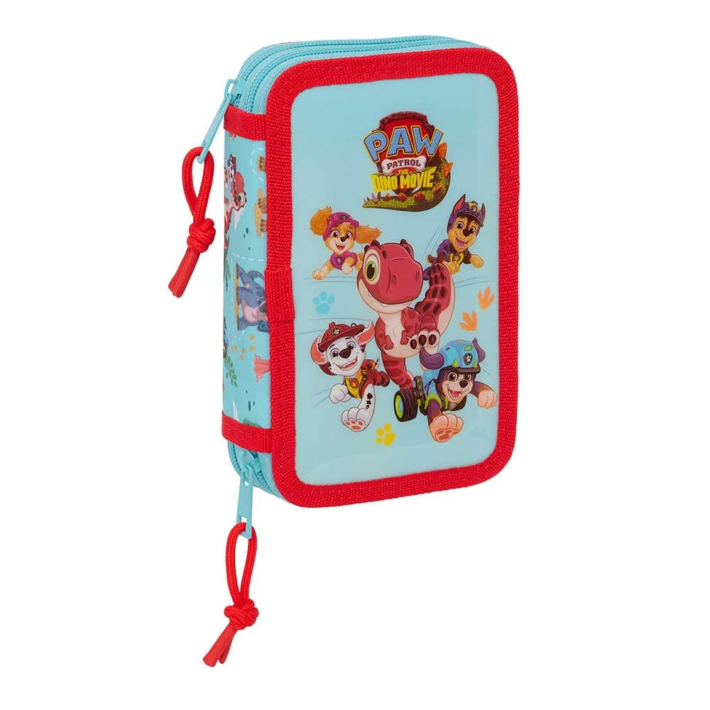 🦖 NOVEDAD 2026 · Estuche Doble Patrulla Canina con Material Escolar