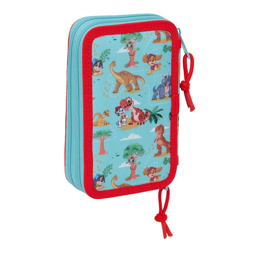 🦖 NOVEDAD 2026 · Estuche Doble Patrulla Canina con Material Escolar
