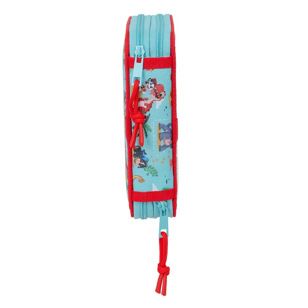 🦖 NOVEDAD 2026 · Estuche Doble Patrulla Canina con Material Escolar