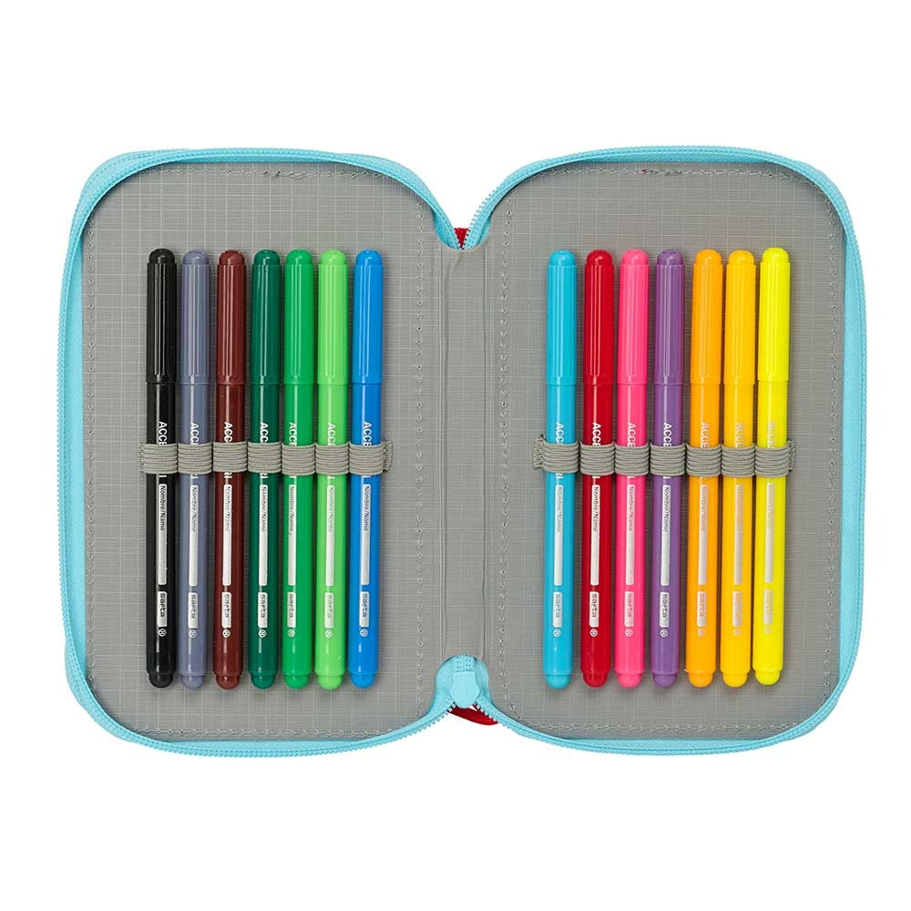 🦖 NOVEDAD 2026 · Estuche Doble Patrulla Canina con Material Escolar