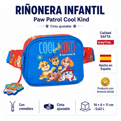 🦖 NOVEDAD 2026 · RIÑONERA INFANTIL PAW PATROL