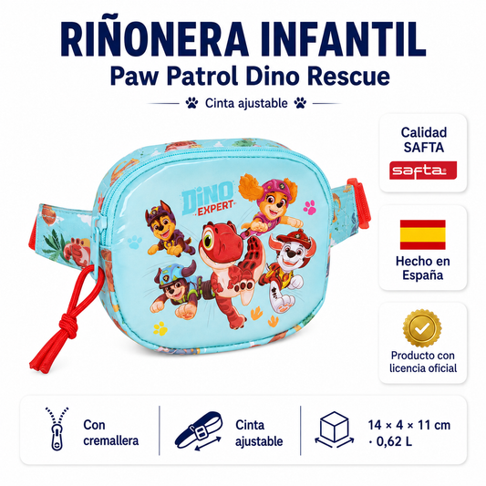 🦖 NOVEDAD 2026 · RIÑONERA INFANTIL PAW PATROL