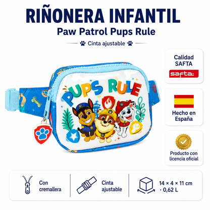 🦖 NOVEDAD 2026 · RIÑONERA INFANTIL PAW PATROL