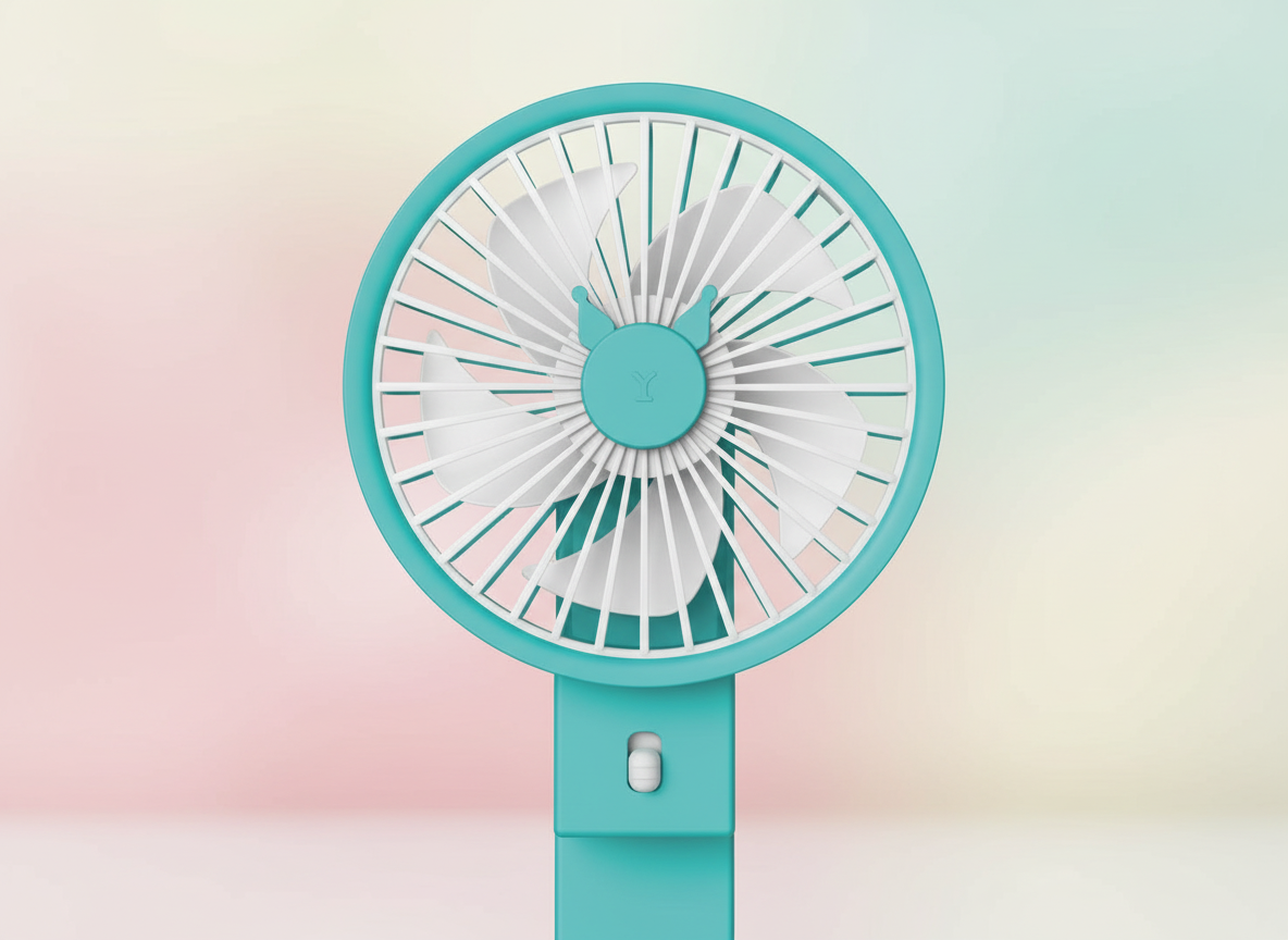 Ventilador 2 en 1 - portable de mano y de escritorio