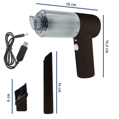 MiniPower CleanGo 2 en 1 - Mini Aspiradora Inalámbrica con Soplado