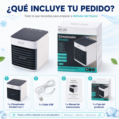 Climatizador Portátil 3 en 1