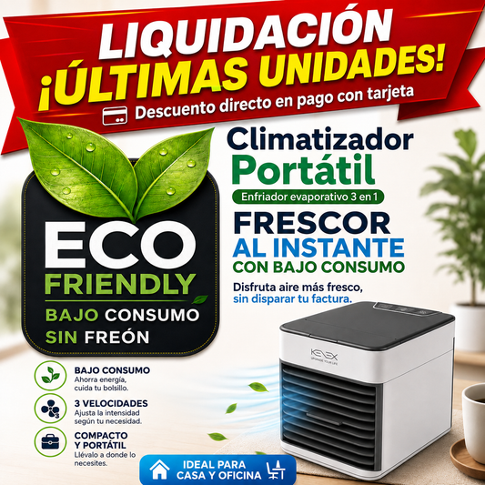 Climatizador Portátil 3 en 1