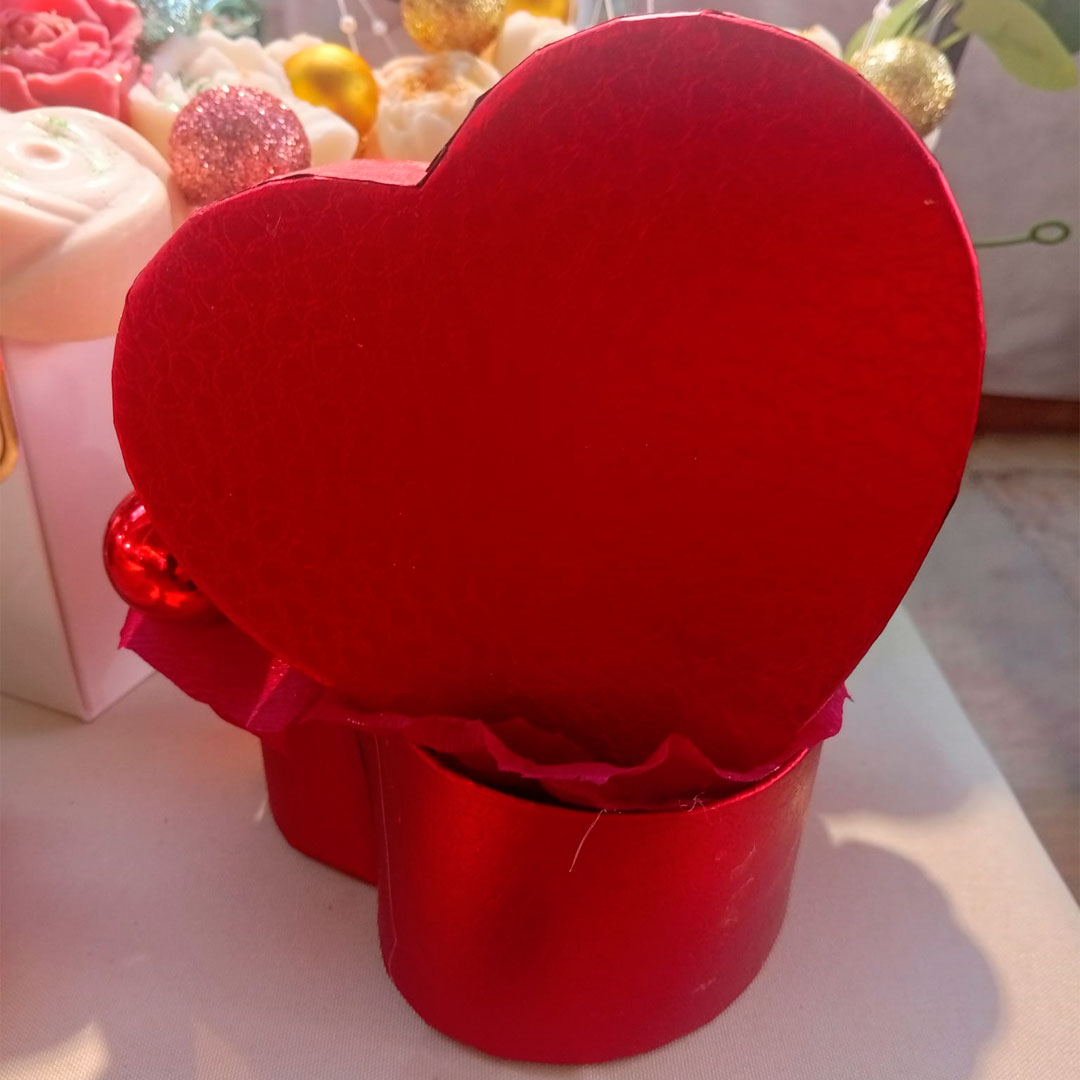 Corazón floral aromático artesanal