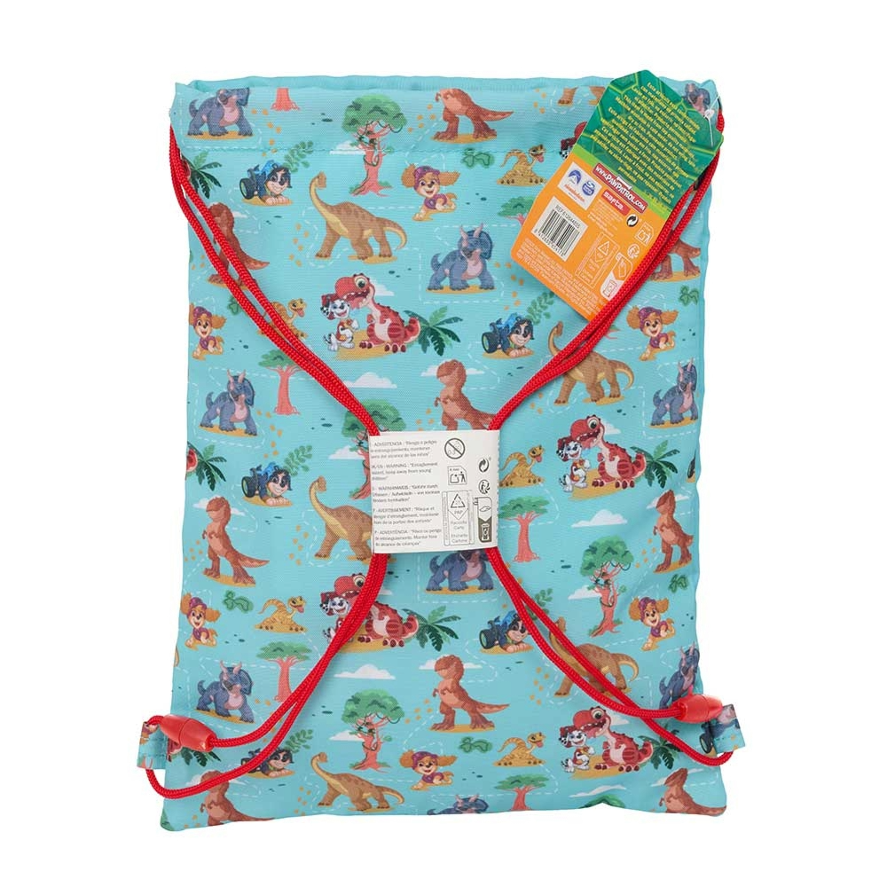 NOVEDAD 2026 · Saco Infantil Patrulla Canina Dino Rescue