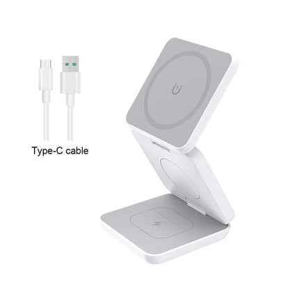 FoldDock™ - 3-in-1 Cargador Plegable