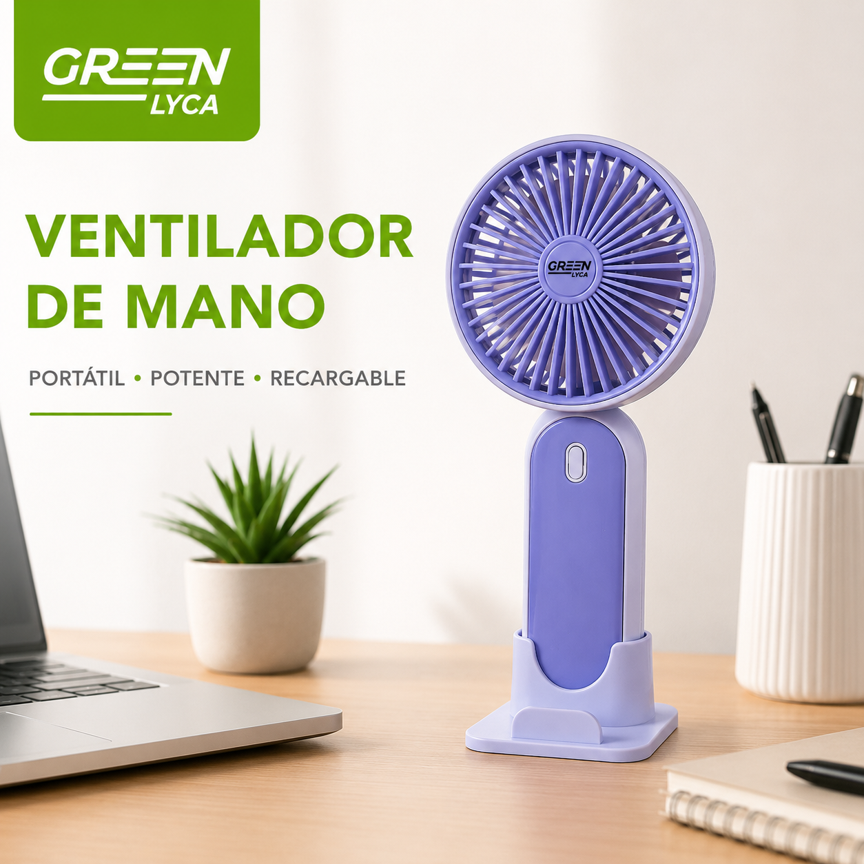 Ventilador de Mano 2 en 1