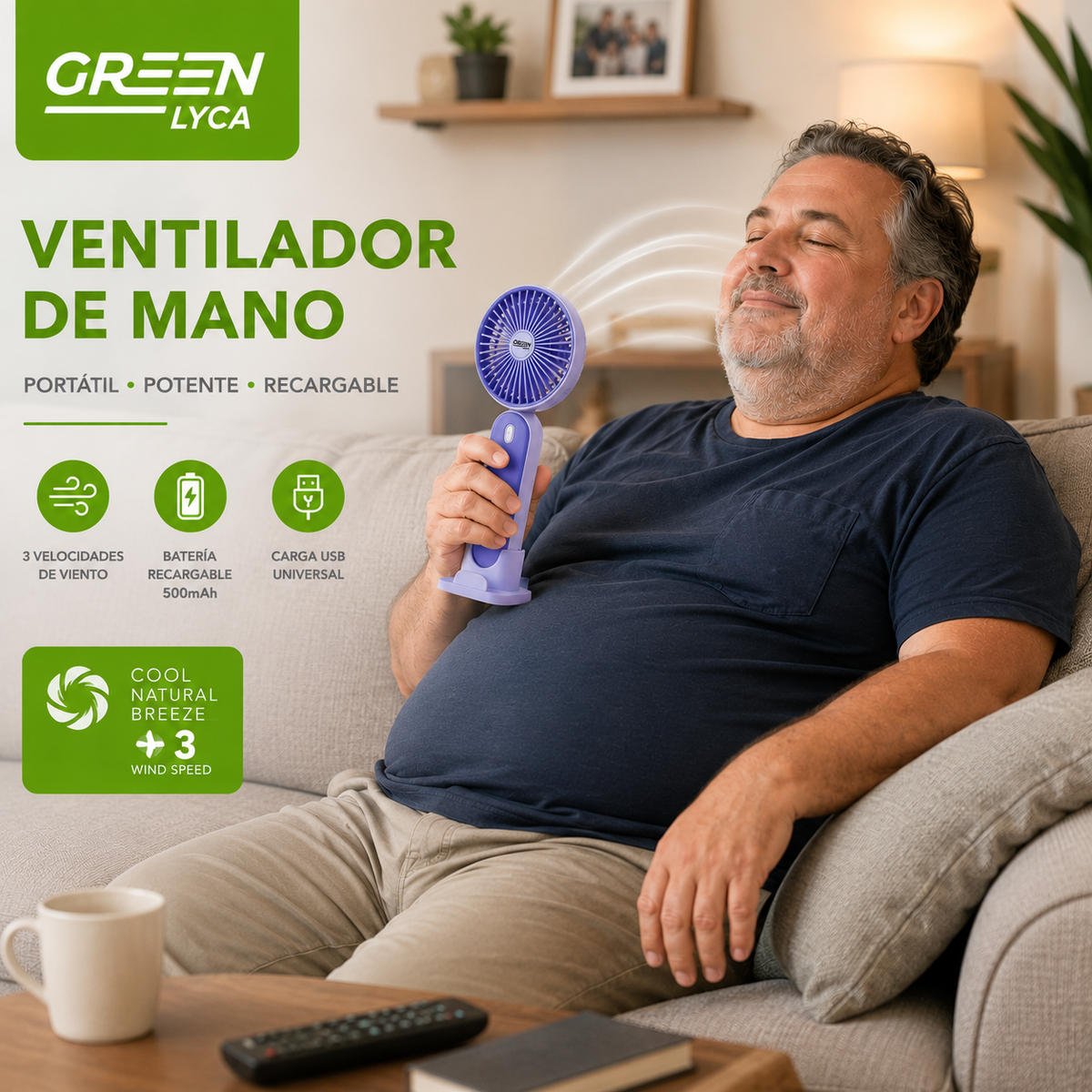 Ventilador de Mano 2 en 1