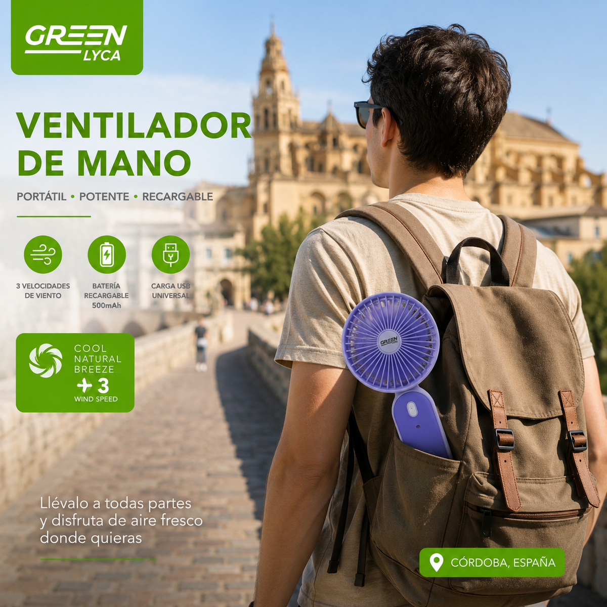 Ventilador de Mano 2 en 1
