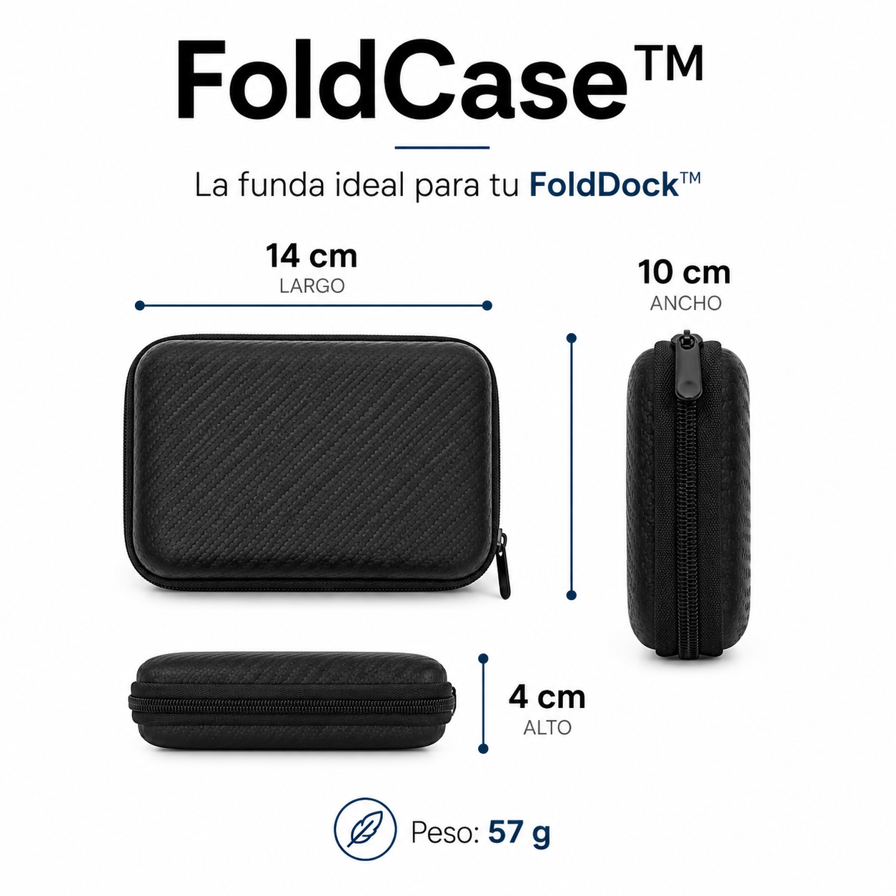 FoldCase™ — La funda ideal para tu FoldDock™